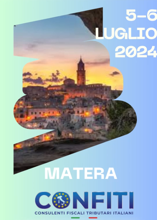 Presentazione Evento del 5 Giugno 2024 a Matera – Relatore: Dott. Enrico La Rocca