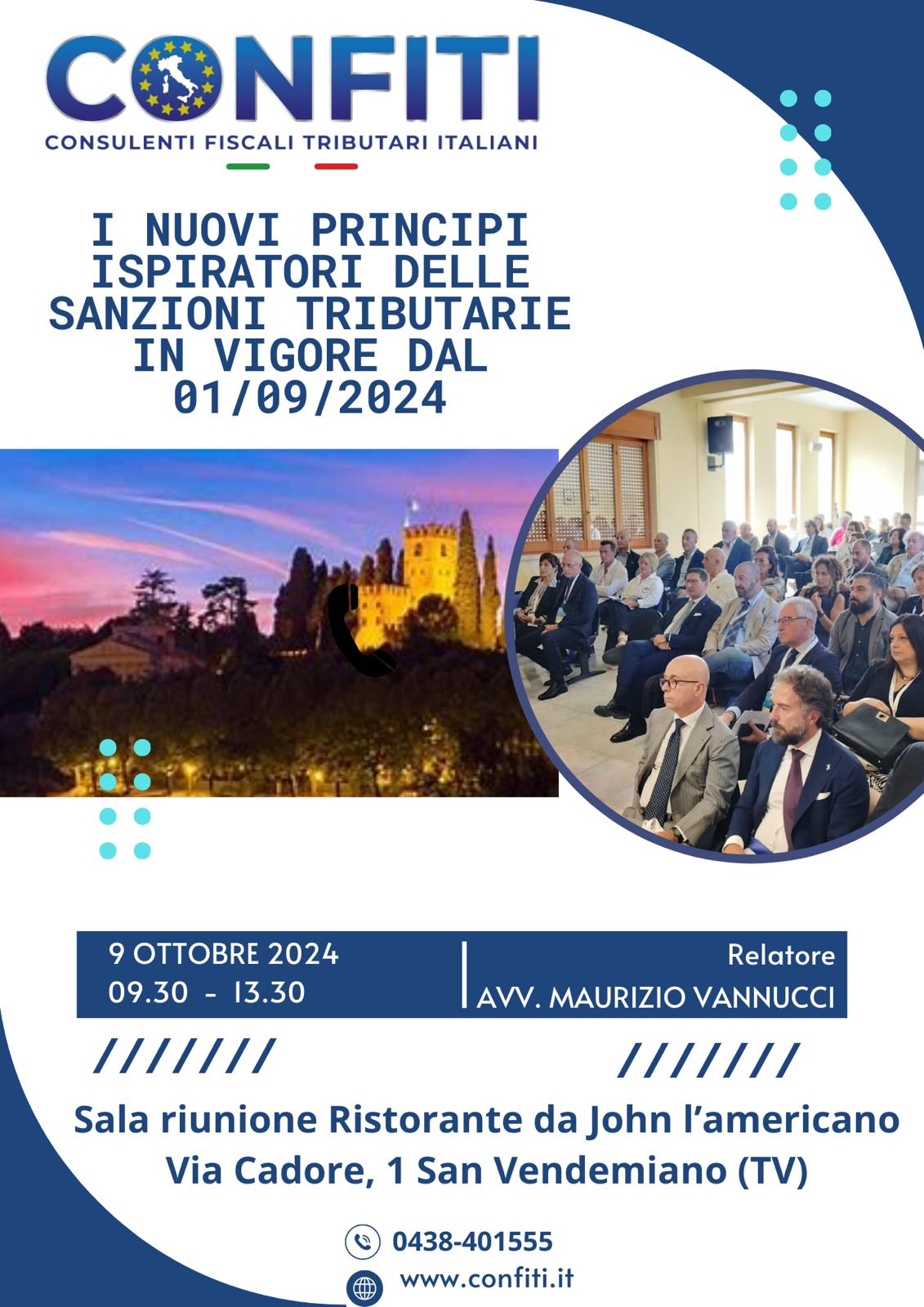 Giornata Formativa: Mercoledì 9 Ottobre 2024 – San Vendemiano (TV)