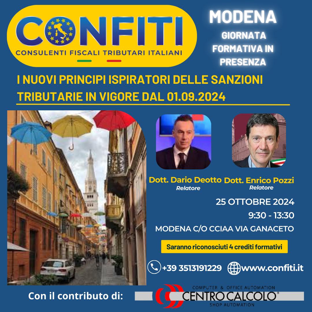 Giornata Formativa: Venerdì 25 Ottobre 2024 – Modena